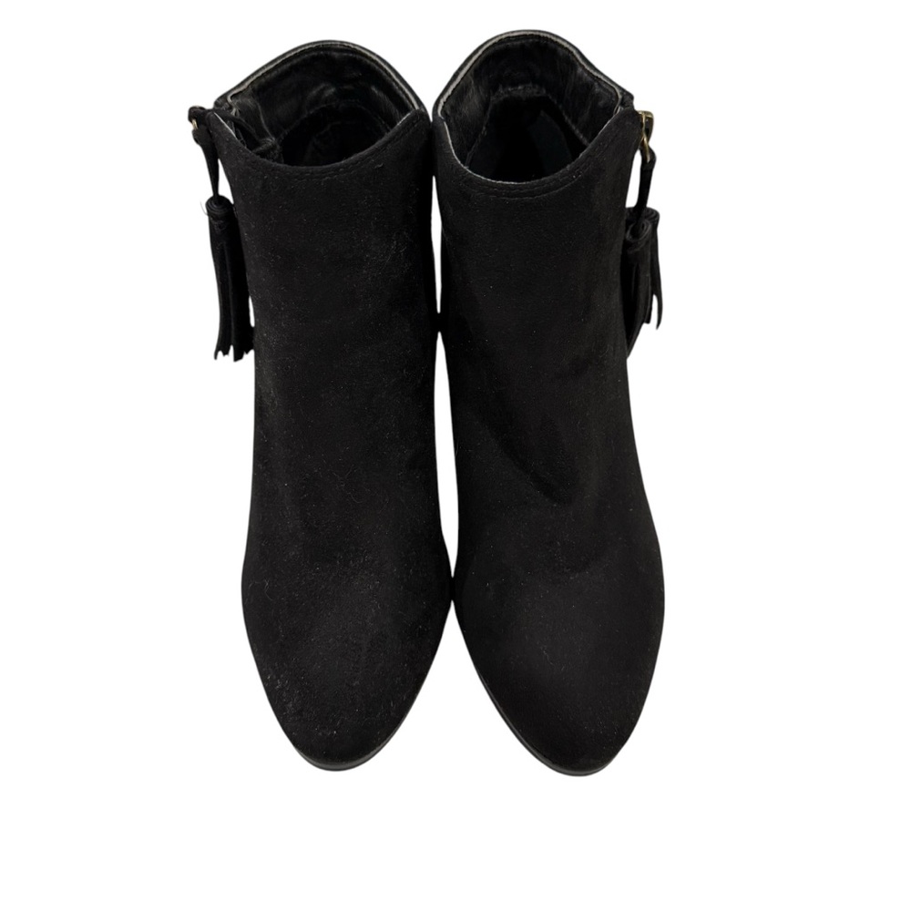 Maurice’s Black Suede Ankle Boots 7 EUC - Picture 3 of 10